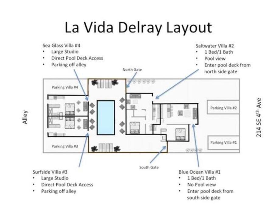 Appartamento La Vida Delray #4-Lux W/Heated Pool-Best Location! Delray Beach Esterno foto